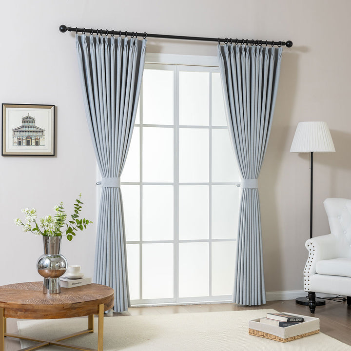 Wave Pleated Curtains – DenseWeave Cotton-Look Fabric for a Structured Drape