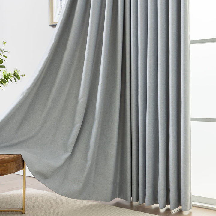 Wave Pleated Curtains – DenseWeave Cotton-Look Fabric for a Structured Drape