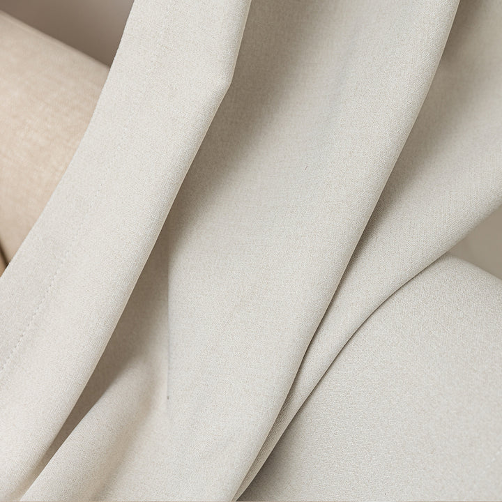 Romy Lightweight Cotton Linen Look Curtains – Soft & Airy Drapes-Walnut Brown
