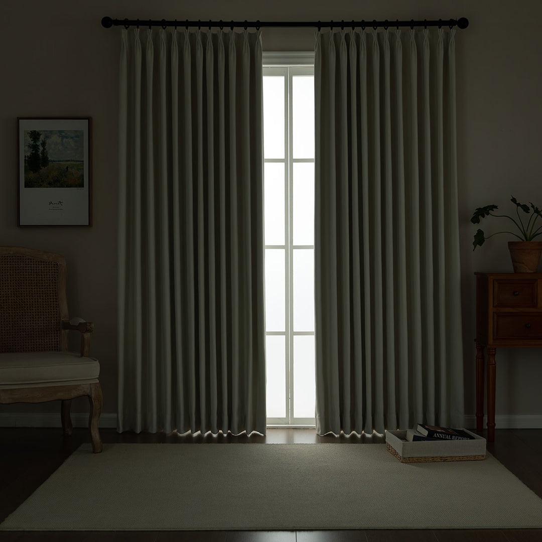 Celine DenseWeave Blackout Curtains – PlushDrape Texture for a Luxurious Finish