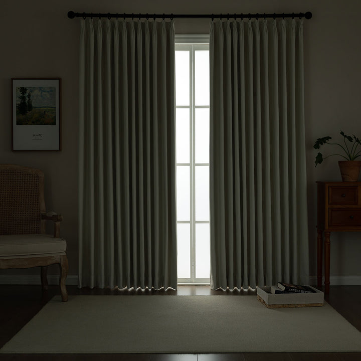 Celine DenseWeave Blackout Curtains – PlushDrape Texture for a Luxurious Finish