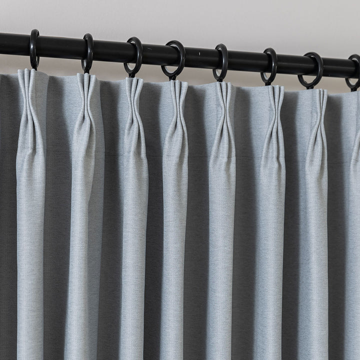 Wave Pleated Curtains – DenseWeave Cotton-Look Fabric for a Structured Drape