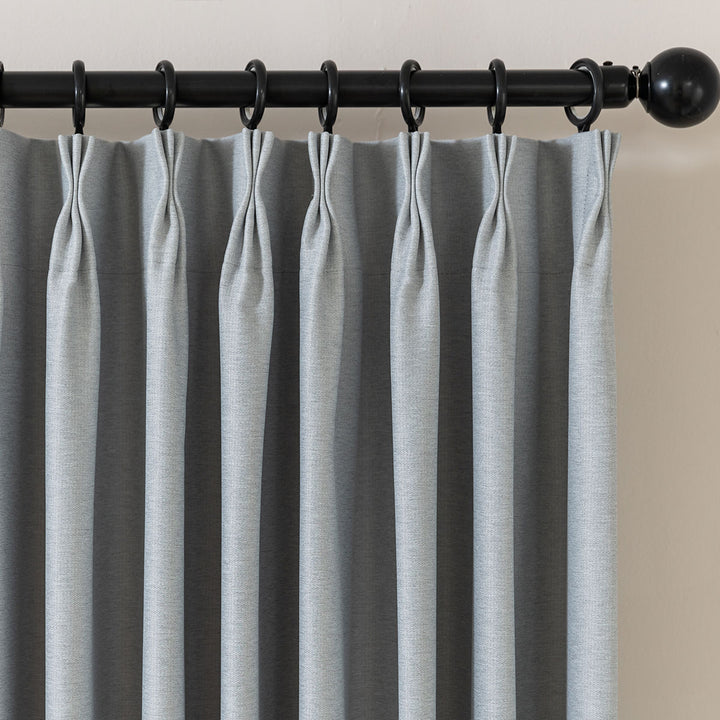 Wave Pleated Curtains – DenseWeave Cotton-Look Fabric for a Structured Drape