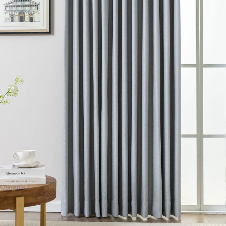Wave Pleated Curtains – DenseWeave Cotton-Look Fabric for a Structured Drape