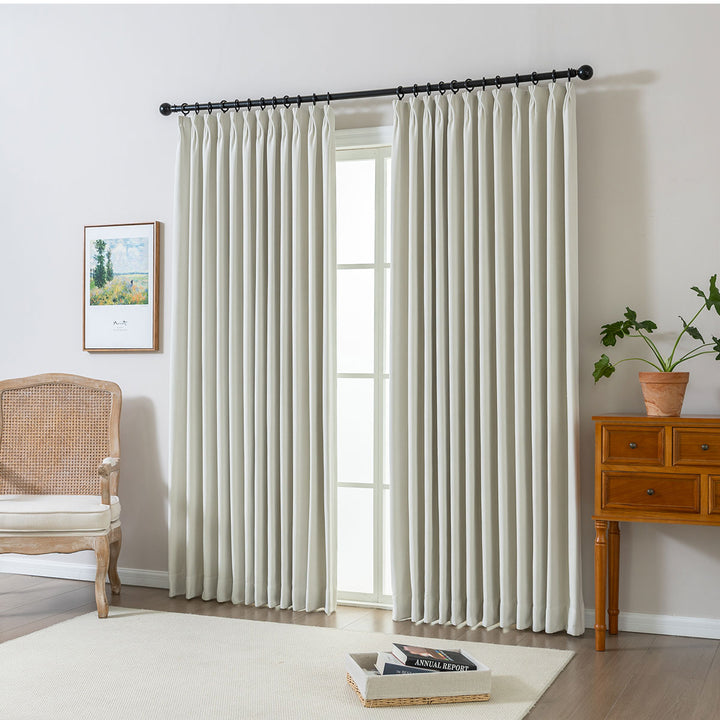 Celine DenseWeave Blackout Curtains – PlushDrape Texture for a Luxurious Finish