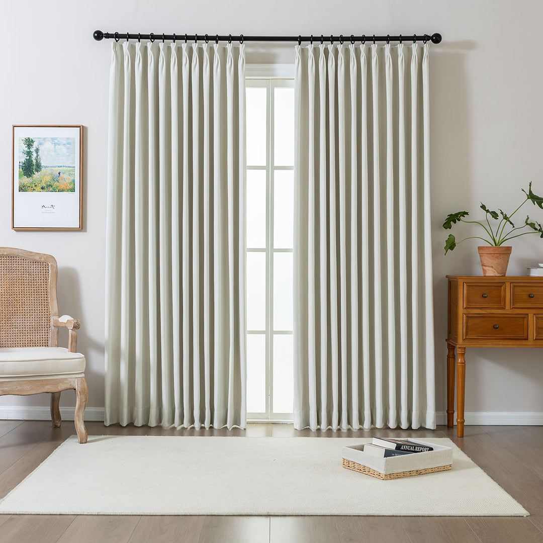 Celine DenseWeave Blackout Curtains – PlushDrape Texture for a Luxurious Finish