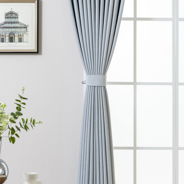 Wave Pleated Curtains – DenseWeave Cotton-Look Fabric for a Structured Drape