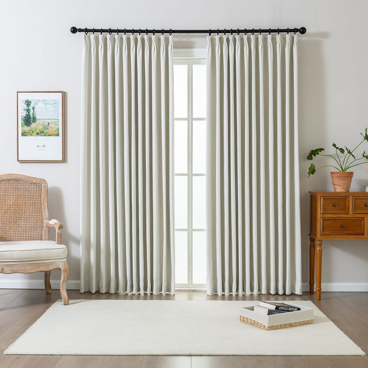 Celine DenseWeave Blackout Curtains – PlushDrape Texture for a Luxurious Finish