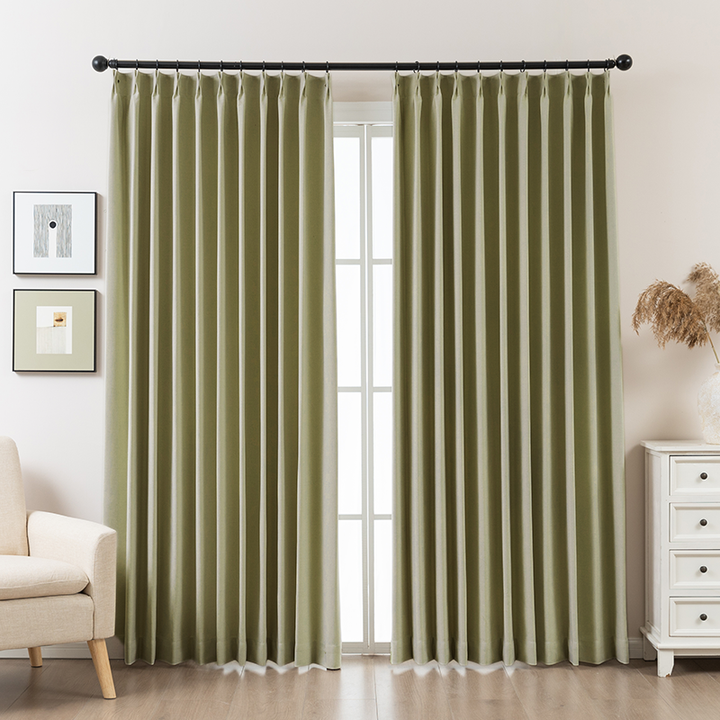 Romy Lightweight Cotton Linen Look Curtains – Soft & Airy Drapes-Walnut Brown