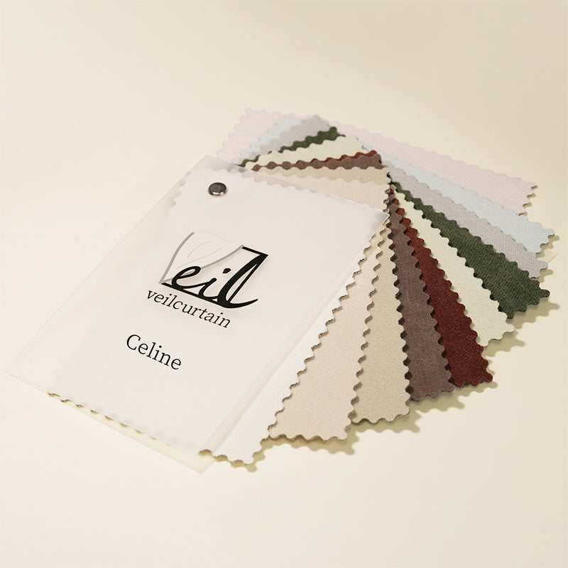 Celine Blackout Drapery Sample Book – Dense Weave Plush Drape Collection