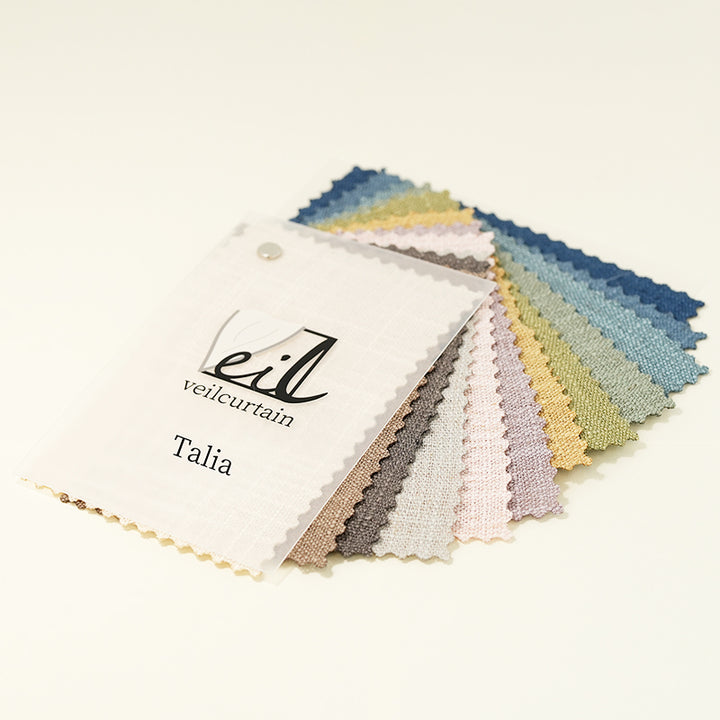 Talia Blackout Drapery Sample Book – Linen-Style Fabric Collection