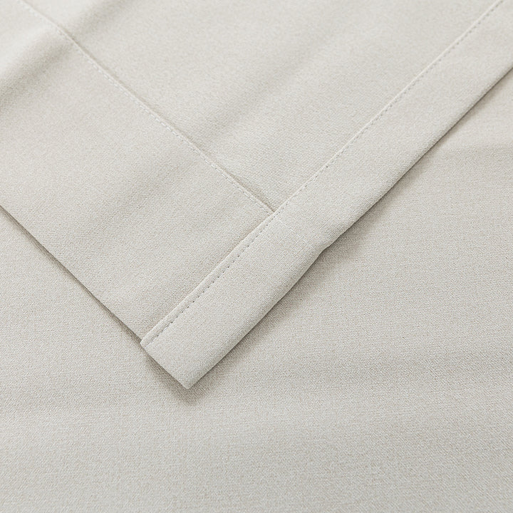 Maeve Cotton-Feel Blackout Curtains – Soft Texture, Elegant Drape-Deep Teal