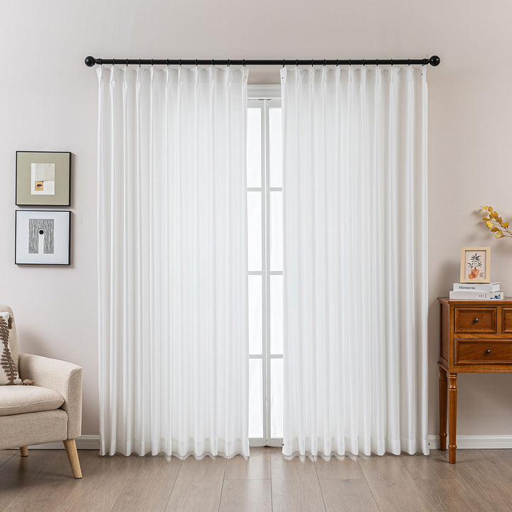 Sylvie WhisperSheer Illusion Curtain Panels – Light & Airy Sheer Curtains