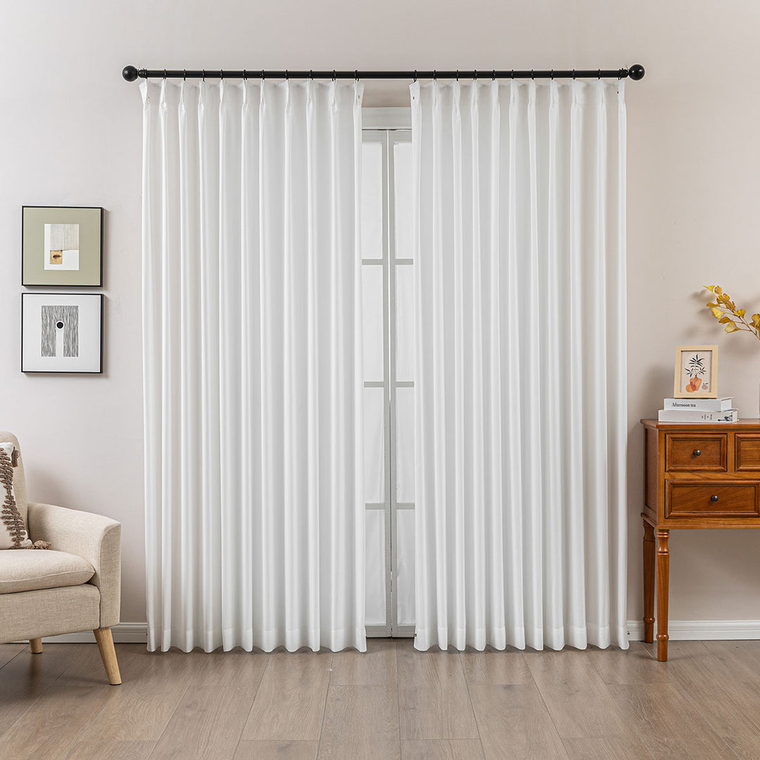 Sylvie WhisperSheer Illusion Curtain Panels – Light & Airy Sheer Curtains
