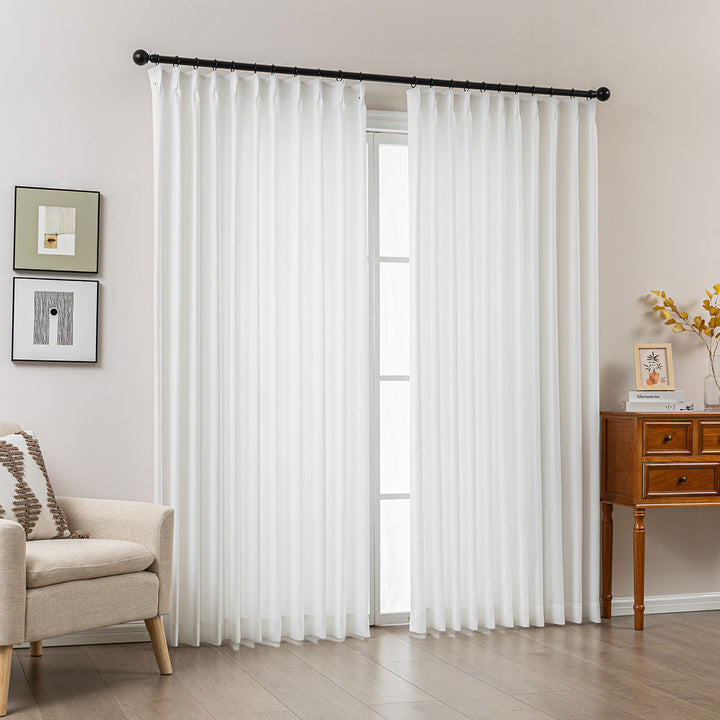 Sylvie WhisperSheer Illusion Curtain Panels – Light & Airy Sheer Curtains