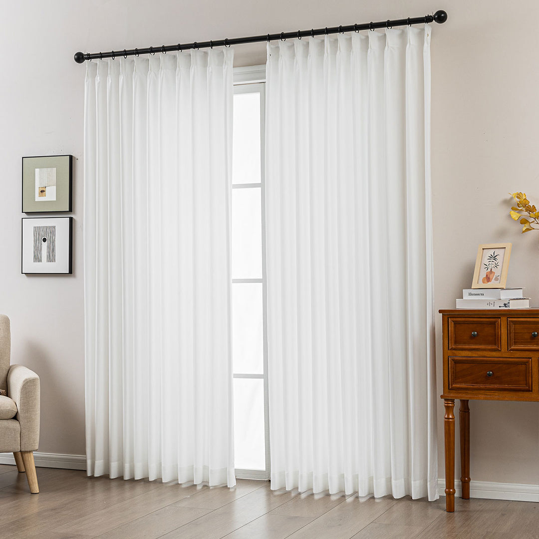 Sylvie WhisperSheer Illusion Curtain Panels – Light & Airy Sheer Curtains