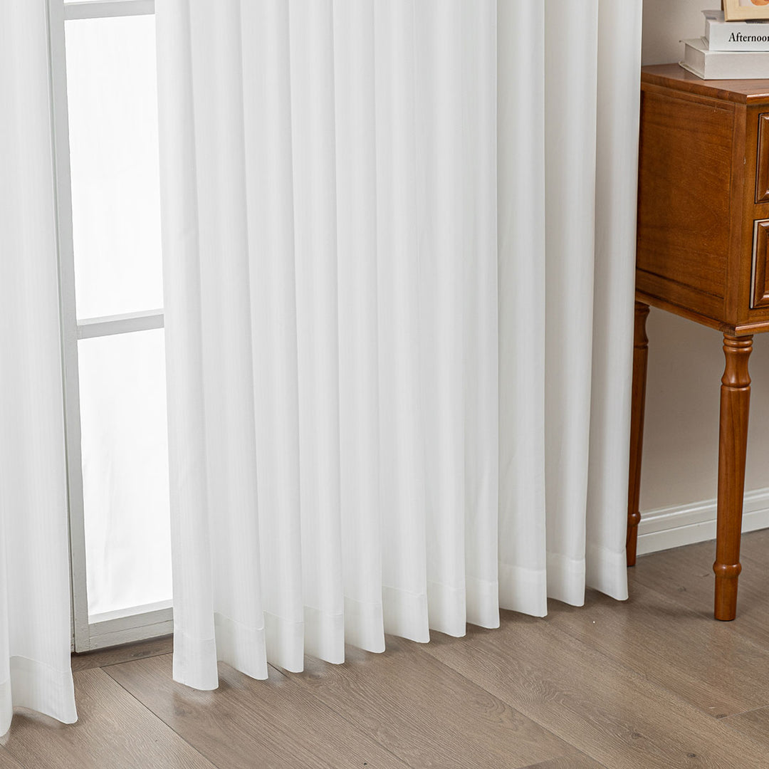 Sylvie WhisperSheer Illusion Curtain Panels – Light & Airy Sheer Curtains