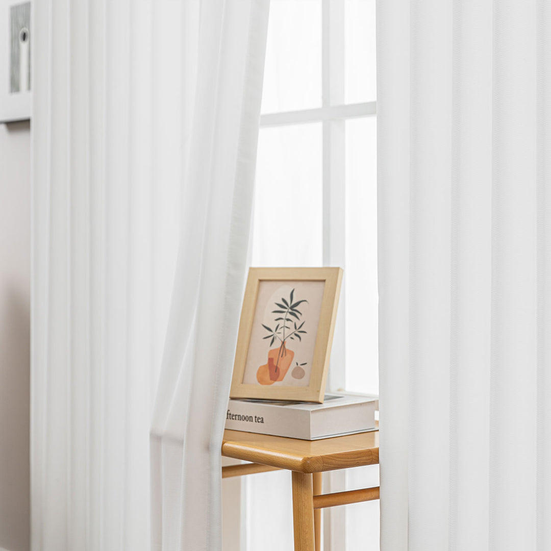 Sylvie WhisperSheer Illusion Curtain Panels – Light & Airy Sheer Curtains