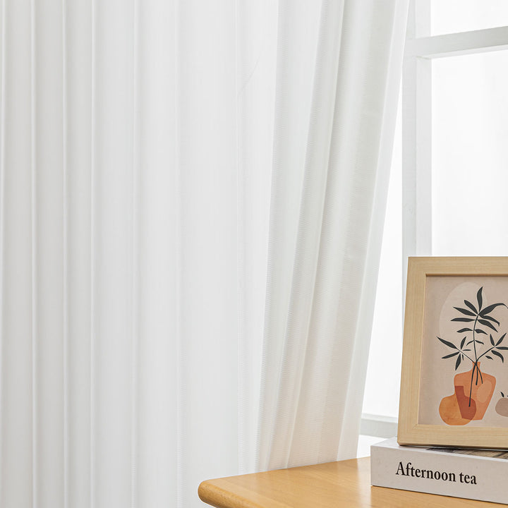 Sylvie WhisperSheer Illusion Curtain Panels – Light & Airy Sheer Curtains