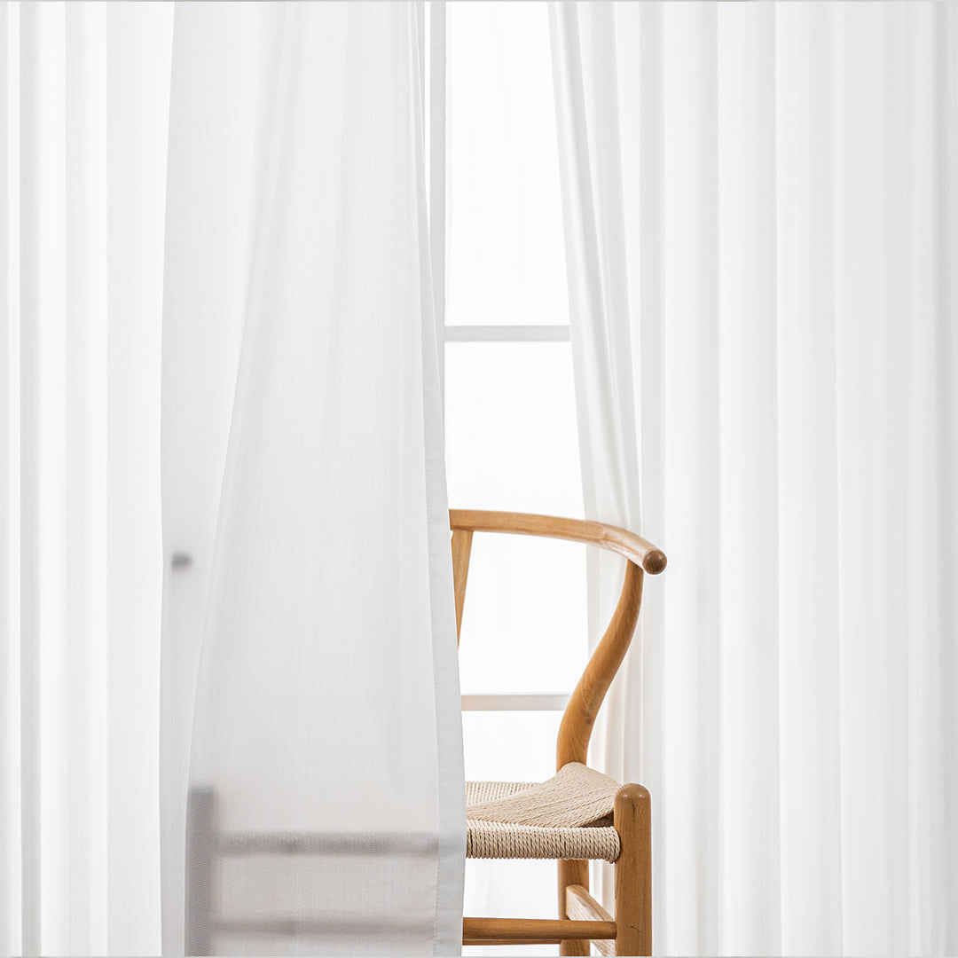 Sylvie WhisperSheer Illusion Curtain Panels – Light & Airy Sheer Curtains