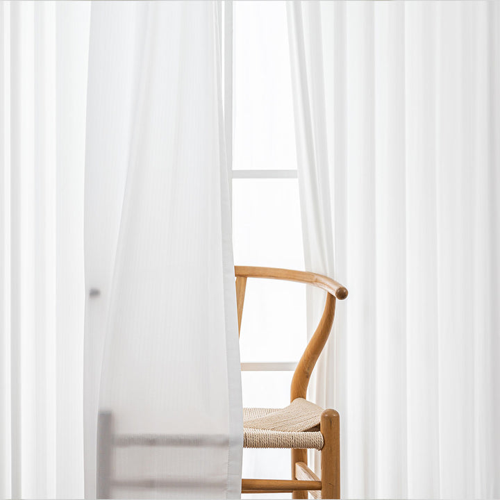 Sylvie WhisperSheer Illusion Curtain Panels – Light & Airy Sheer Curtains