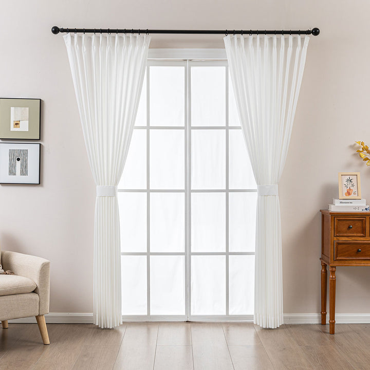 Sylvie WhisperSheer Illusion Curtain Panels – Light & Airy Sheer Curtains