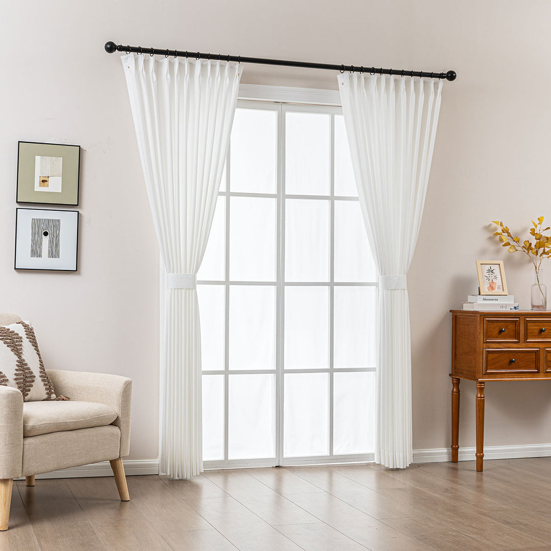 Sylvie WhisperSheer Illusion Curtain Panels – Light & Airy Sheer Curtains