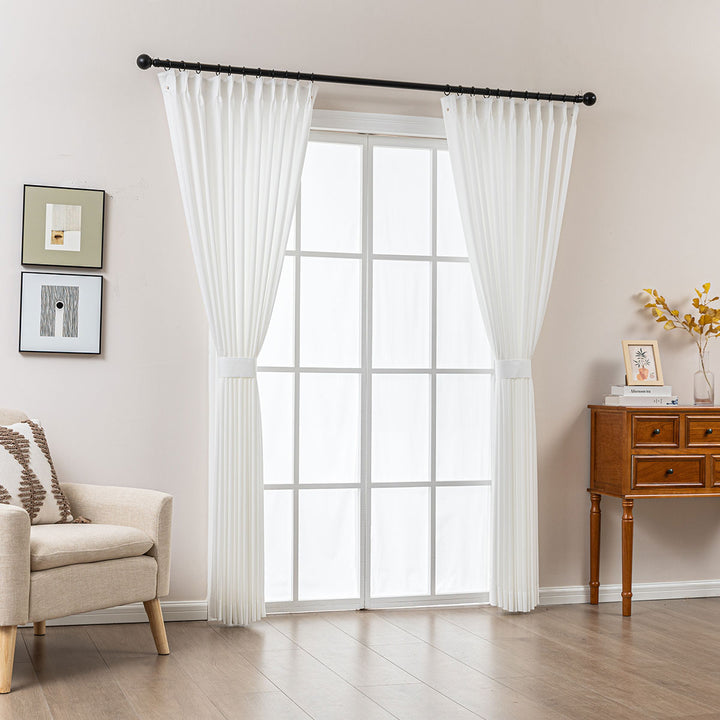 Sylvie WhisperSheer Illusion Curtain Panels – Light & Airy Sheer Curtains
