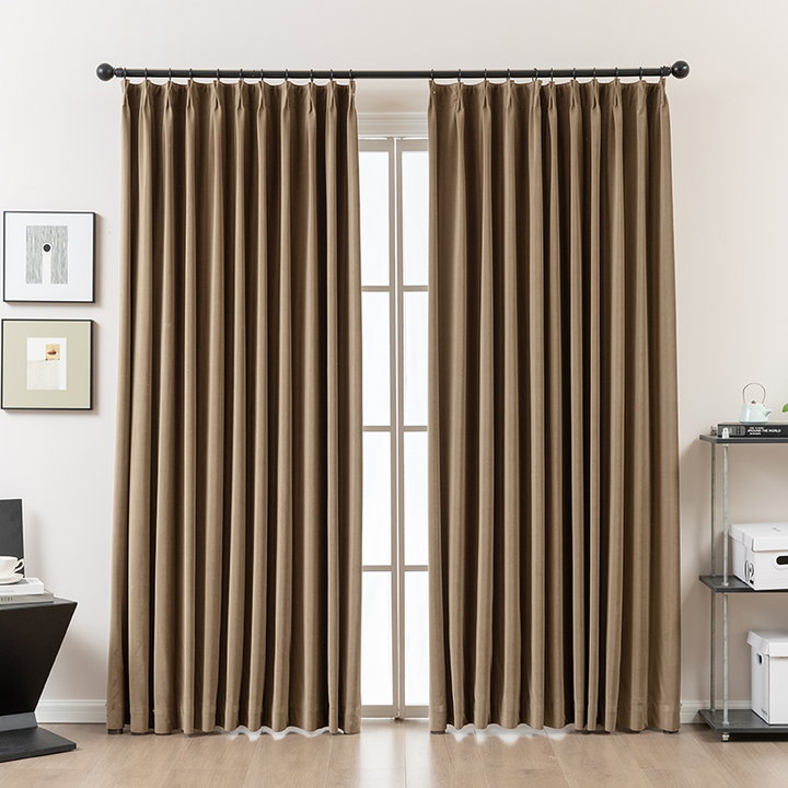 Celine DenseWeave Blackout Curtains – PlushDrape Texture for a Luxurious Finish